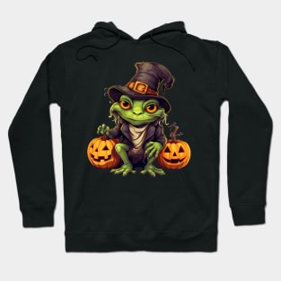 Frog Halloween Spooky Hoodie